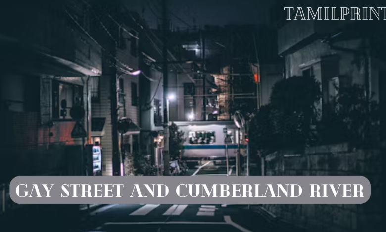 Gay Street and Cumberland River