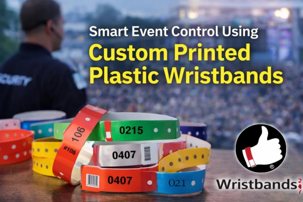 custom printed plastic wristbands