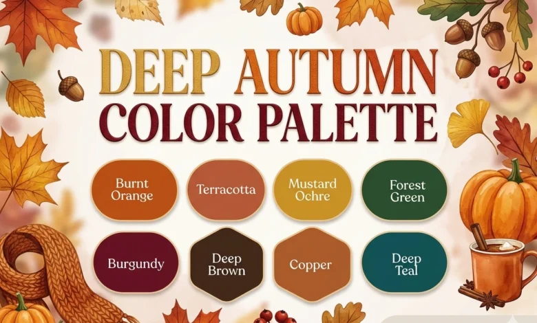 Deep Autumn Color Palette