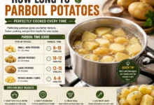 How long to parboil potatoes with cooking times for small, medium, large, and cubed potatoes