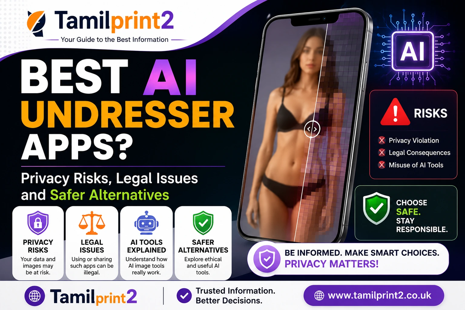 Best AI undresser apps privacy risks legal issues and safer AI alternatives guide
