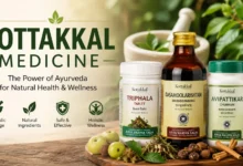 Kottakkal Ayurvedic medicine bottles with natural herbs and traditional Ayurveda ingredients.