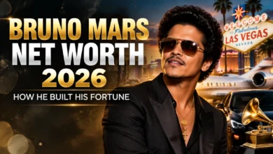 Bruno Mars net worth 2026 showing the singer’s career success, fortune, music achievements, and luxury lifestyle