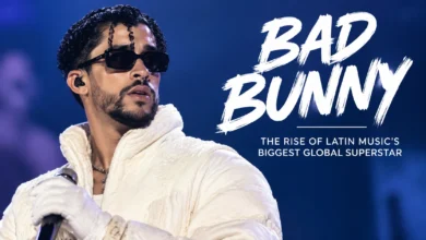 Bad Bunny biography featured image showing the Latin music superstar’s career, global success, albums, and cultural influence