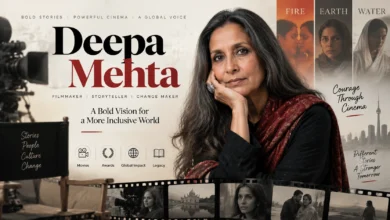 Deepa Mehta biography featured image showing filmmaker career, movies, awards, and contribution to global cinema