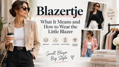 Blazertje meaning featured image showing little blazer fashion style, outfit ideas, and modern styling tips