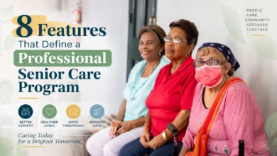 Professional senior care program providing elderly support and caregiver assistance services