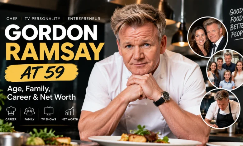 Gordon Ramsay biography featuring age, family, career, TV shows, and net worth details