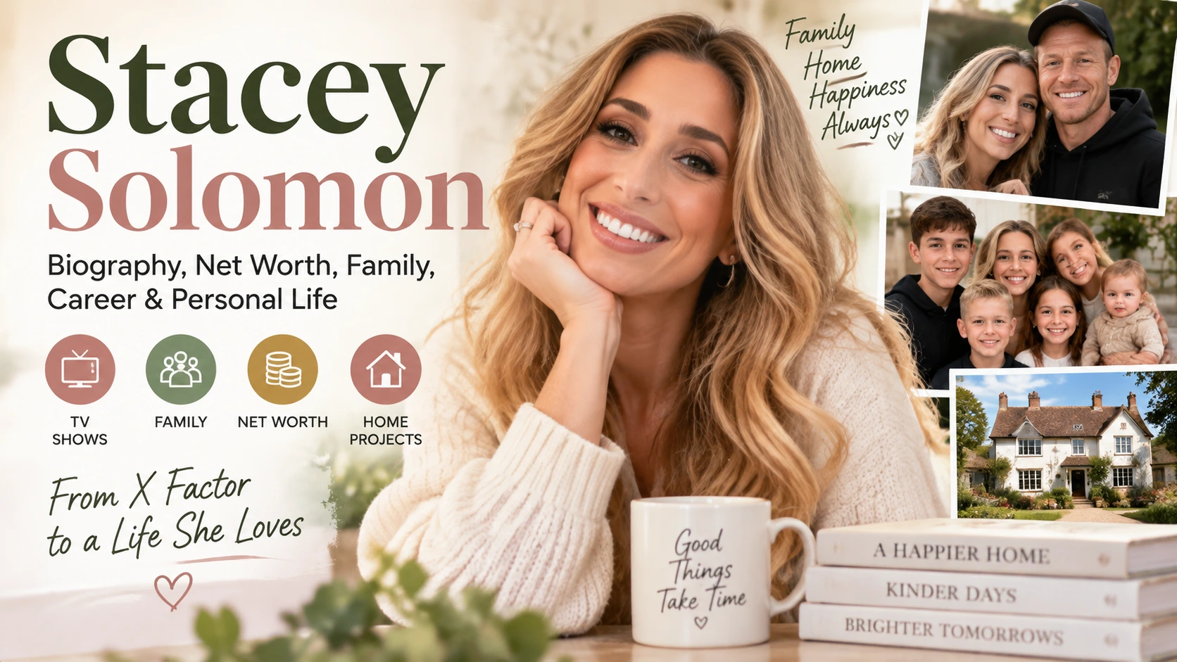 Stacey Solomon biography featuring family, career, TV shows, and net worth details