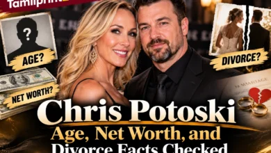 Chris Potoski feature image with age, net worth, marriage, and divorce fact-checking themes.