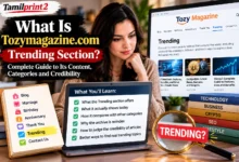 Tozymagazine.com Trending feature image showing its categories, article topics, credibility checklist, and comparison with current trending content.
